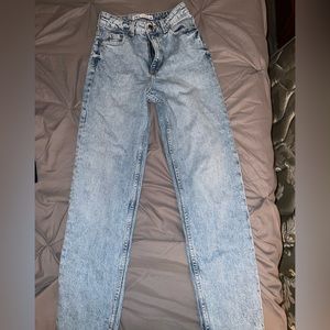 zara straight leg jeans